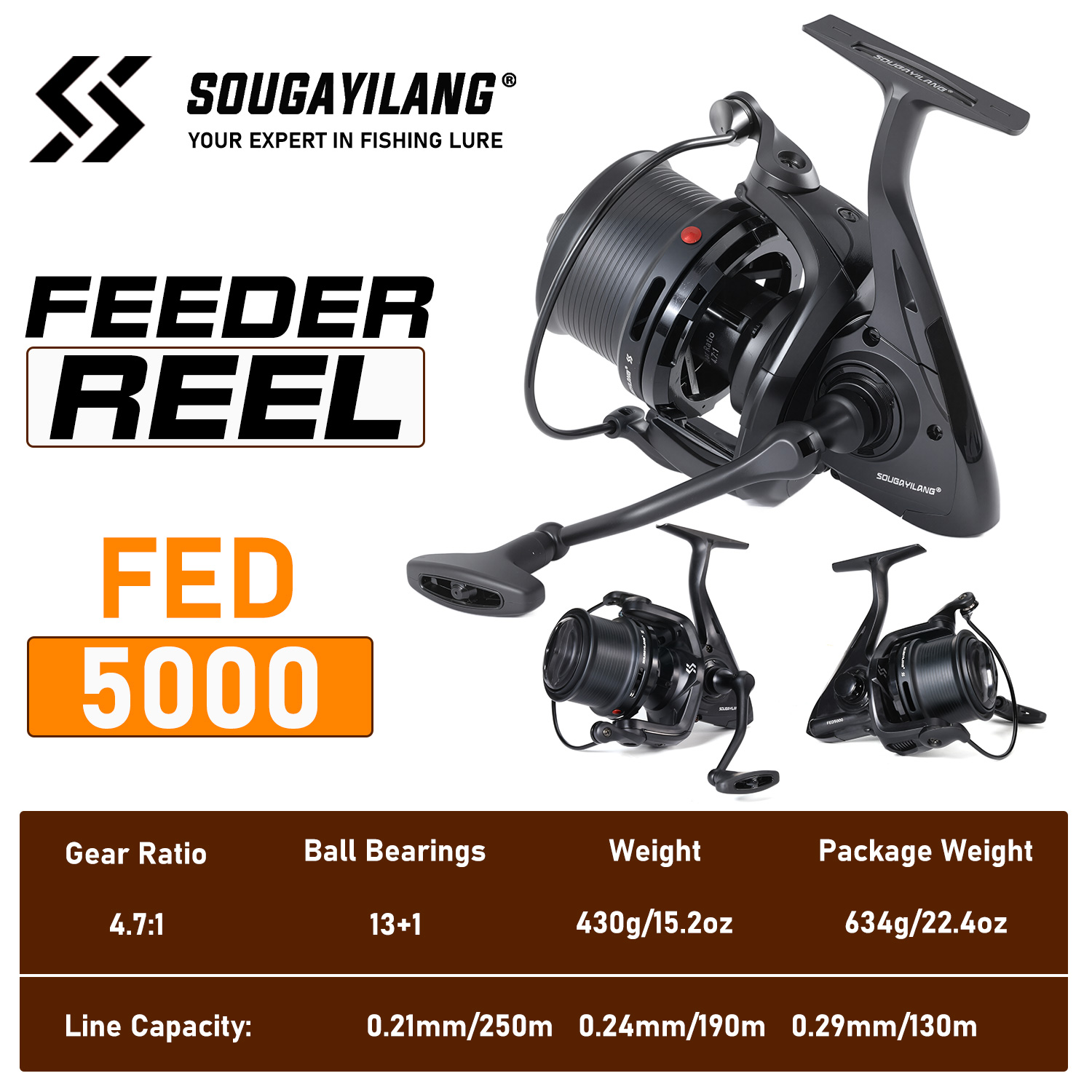 Sougayilang Professional Feede - Trolling Reel review and price